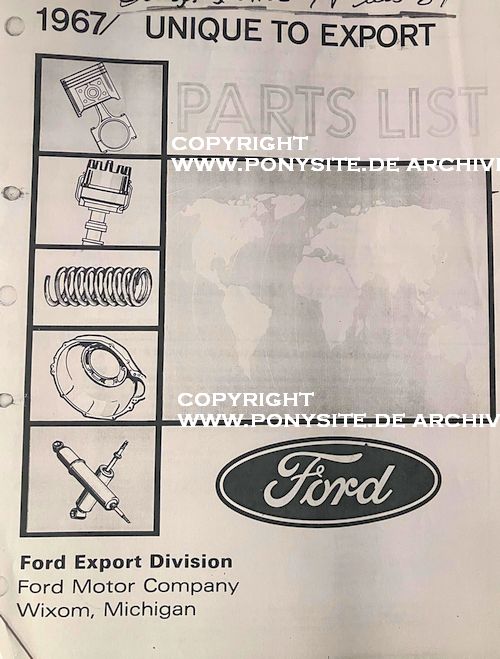 Ford Export Parts