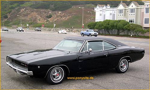 The 1968 V8 Dodge Charger The 1968'0 CID V8 Ford Mustang