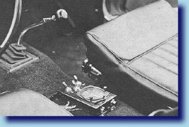 Look at the chronometer and main switch on the center hump