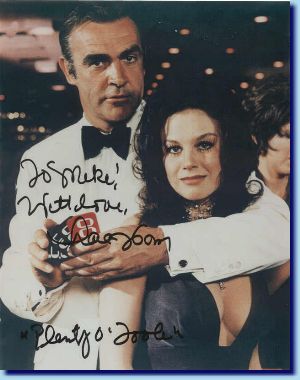Wouldn't you like to have this personal photo card from Lana Wood?