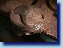 Domed TRW pistons